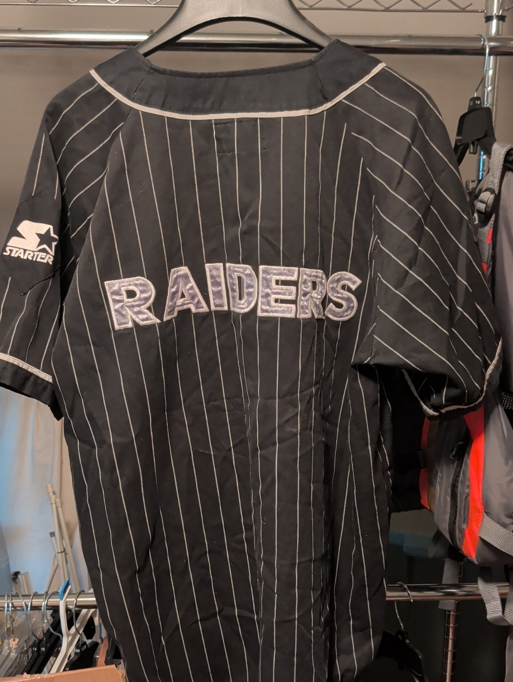 Vintage 1990s Los Angeles Raiders Baseball jersey